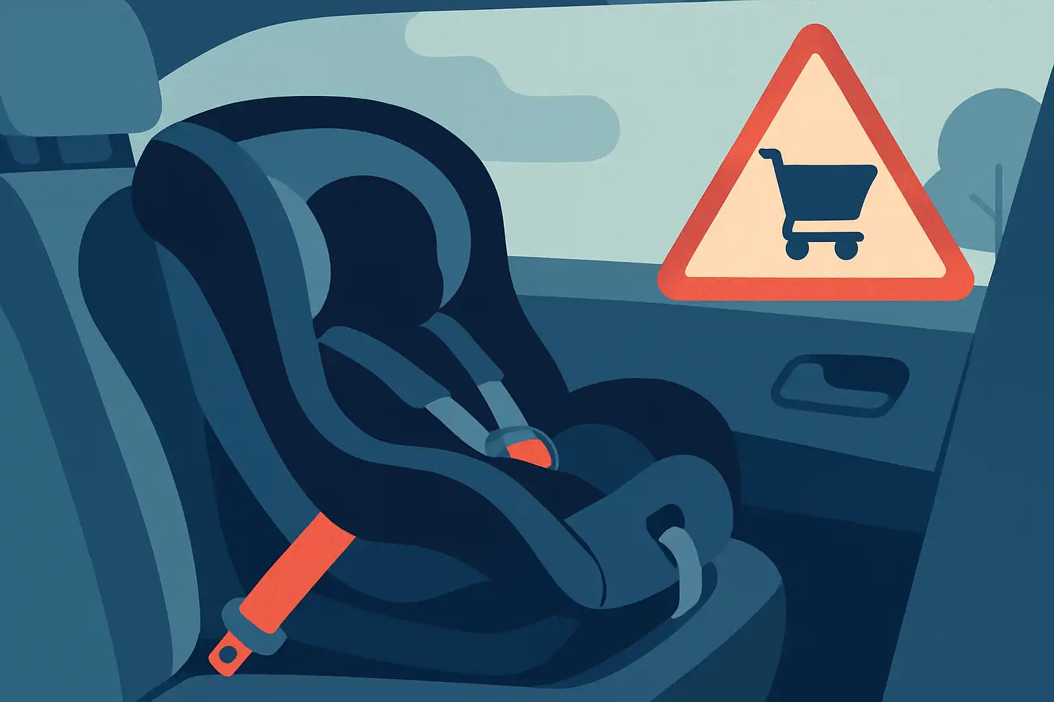 Korte ritten, grote risico’s: waarom je autostoeltje ook tijdens snelle boodschappen perfect geïnstalleerd moet zijn