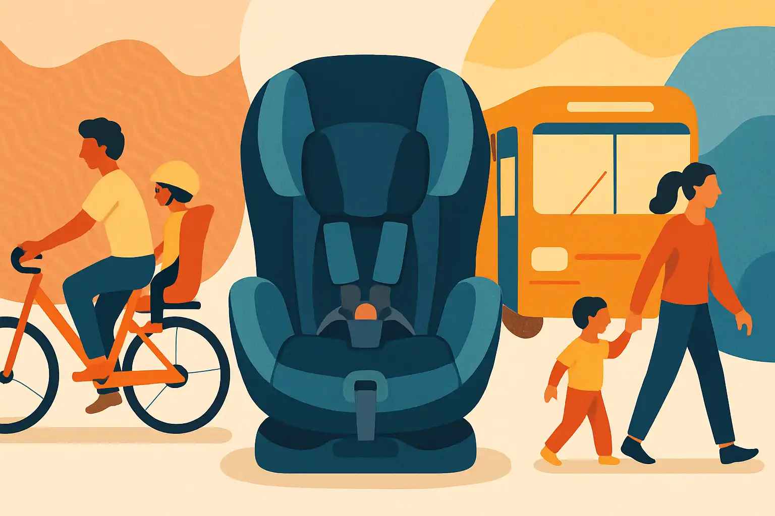 Op pad zonder auto: slimme autostoeloplossingen voor gezinnen die kiezen voor fiets, ov en lopen