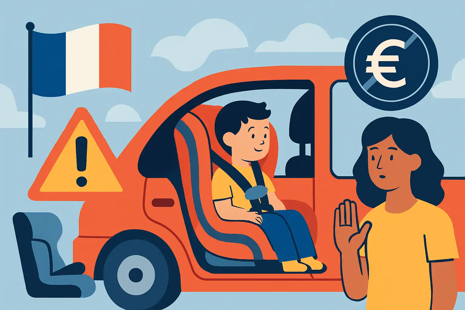 Op vakantie naar Frankrijk met kinderen: alles wat je moet weten over autostoeltjes, boetes en veiligheid