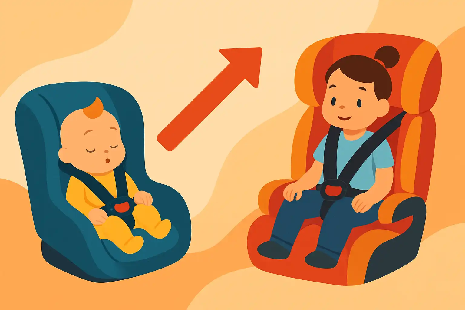 Overstappen van baby naar peuterstoel: signalen dat het tijd is voor een upgrade