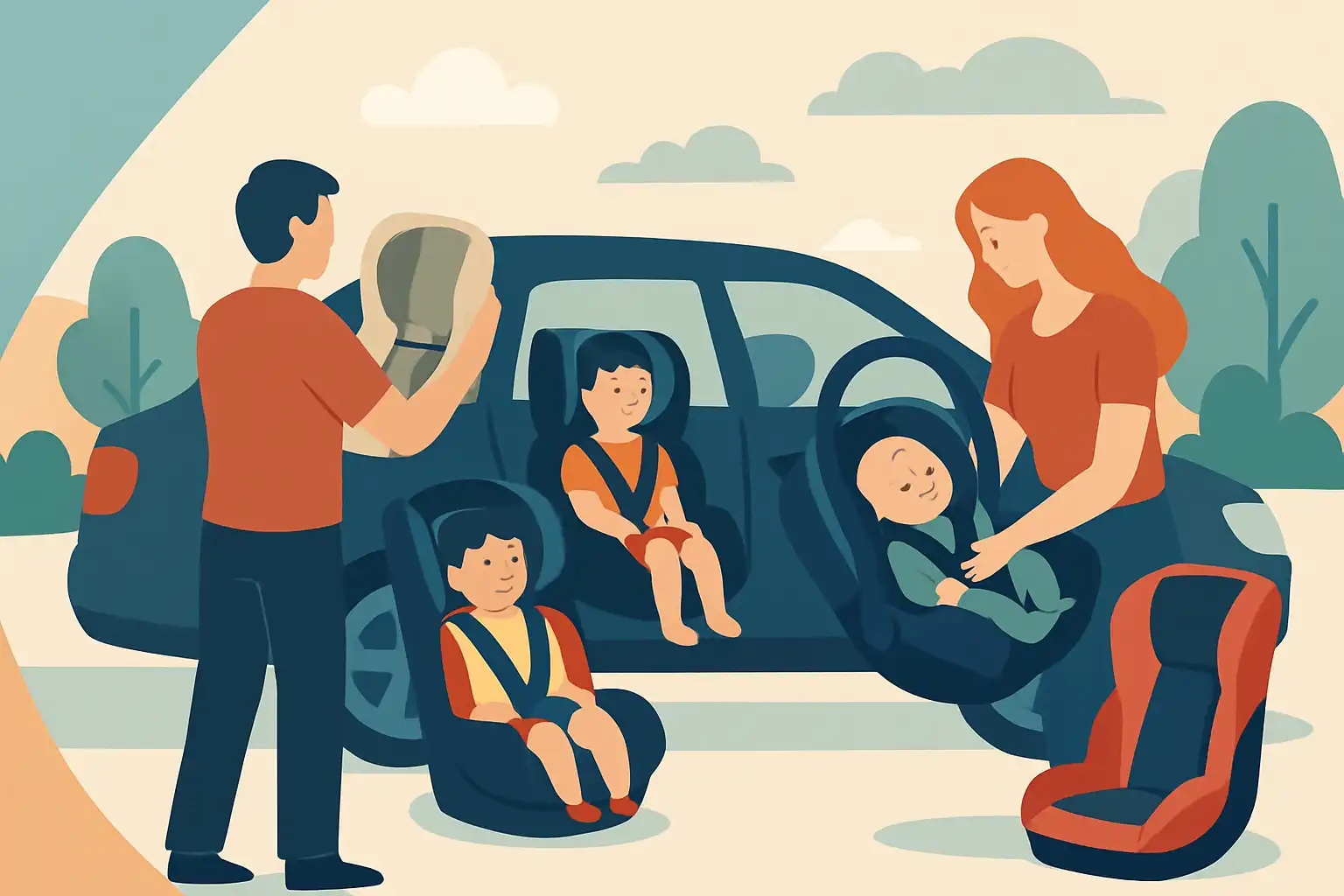 Reizen met meerdere kinderen: zo organiseer je autostoeltjes voor maximale veiligheid en rust