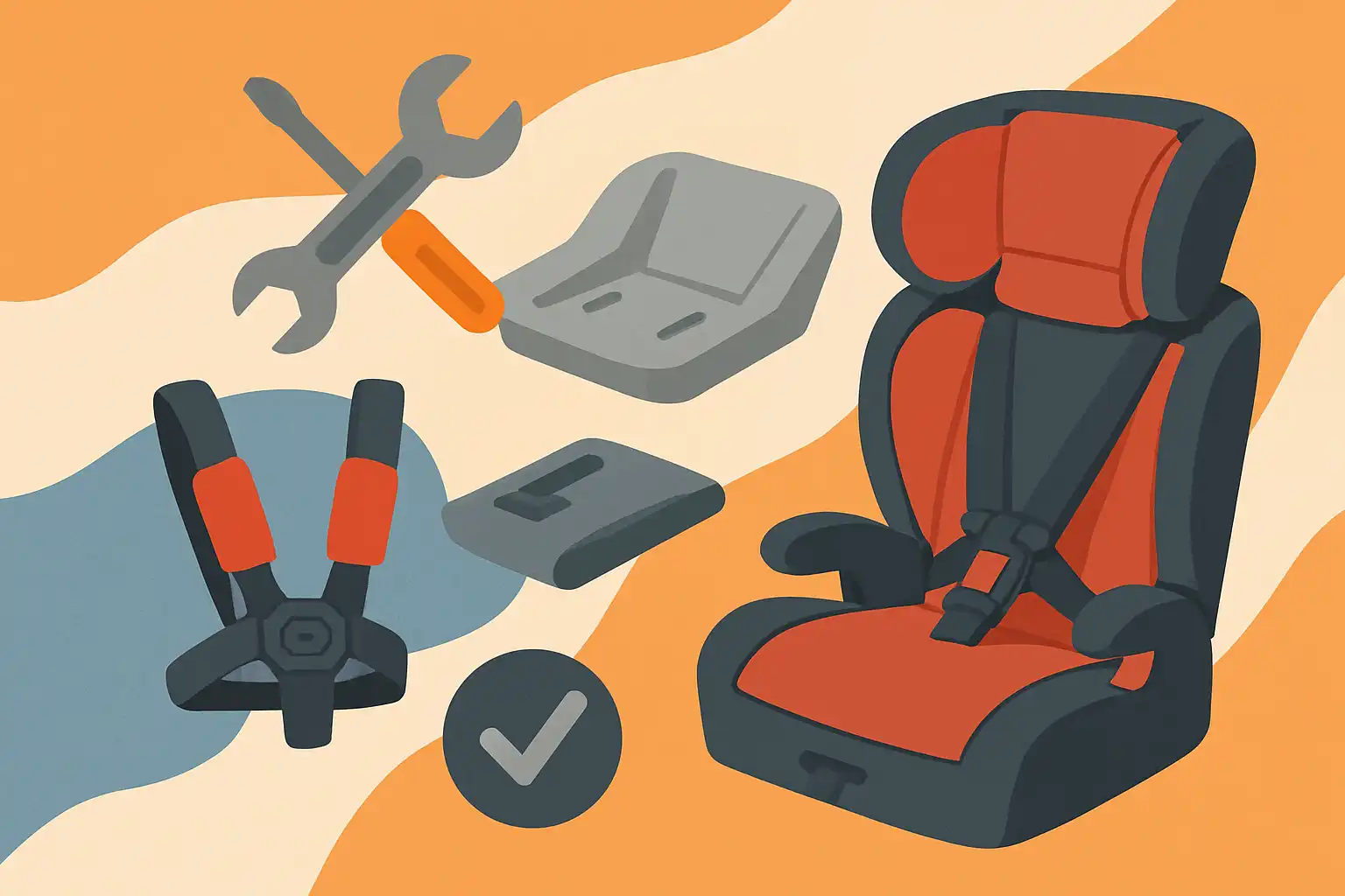 Repareren of vervangen: wanneer je autostoeltje-onderdelen veilig kunt herstellen