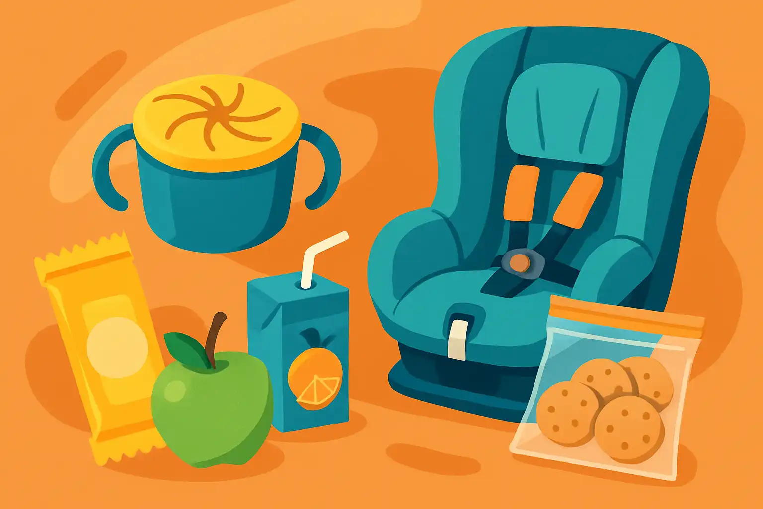 Roadtrip-proof: slimme snacks en verpakkingen voor kinderen in het autostoeltje