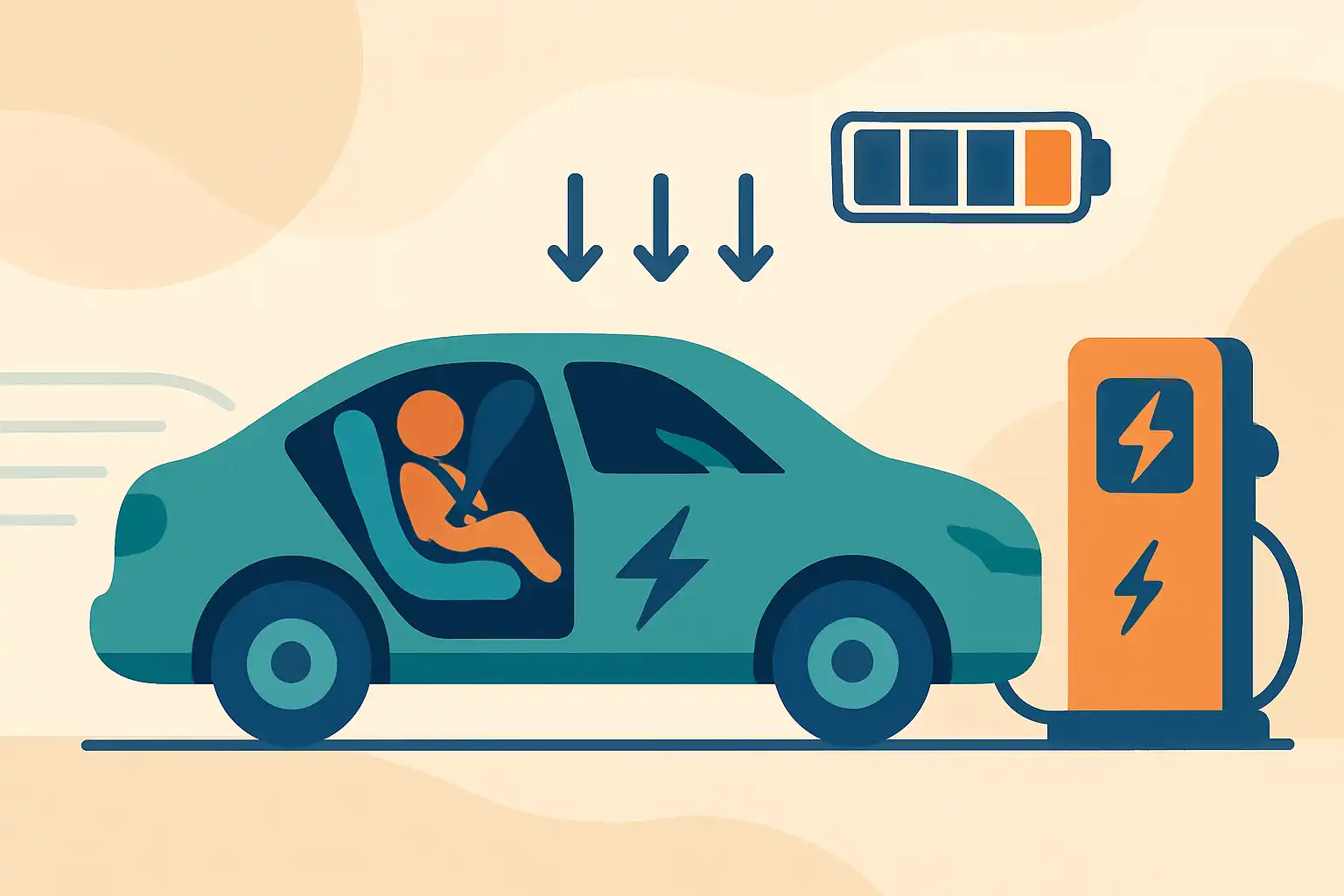 Verliest je elektrische auto bereik door autostoeltjes? zo minimaliseer je actieradiusverlies