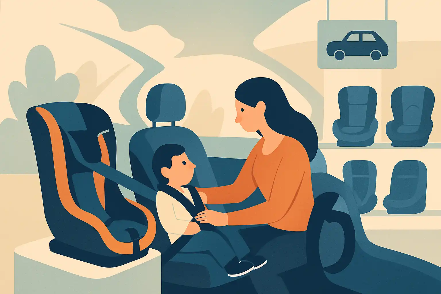 Zo test je een autostoeltje in de winkel alsof je het dagelijks gebruikt