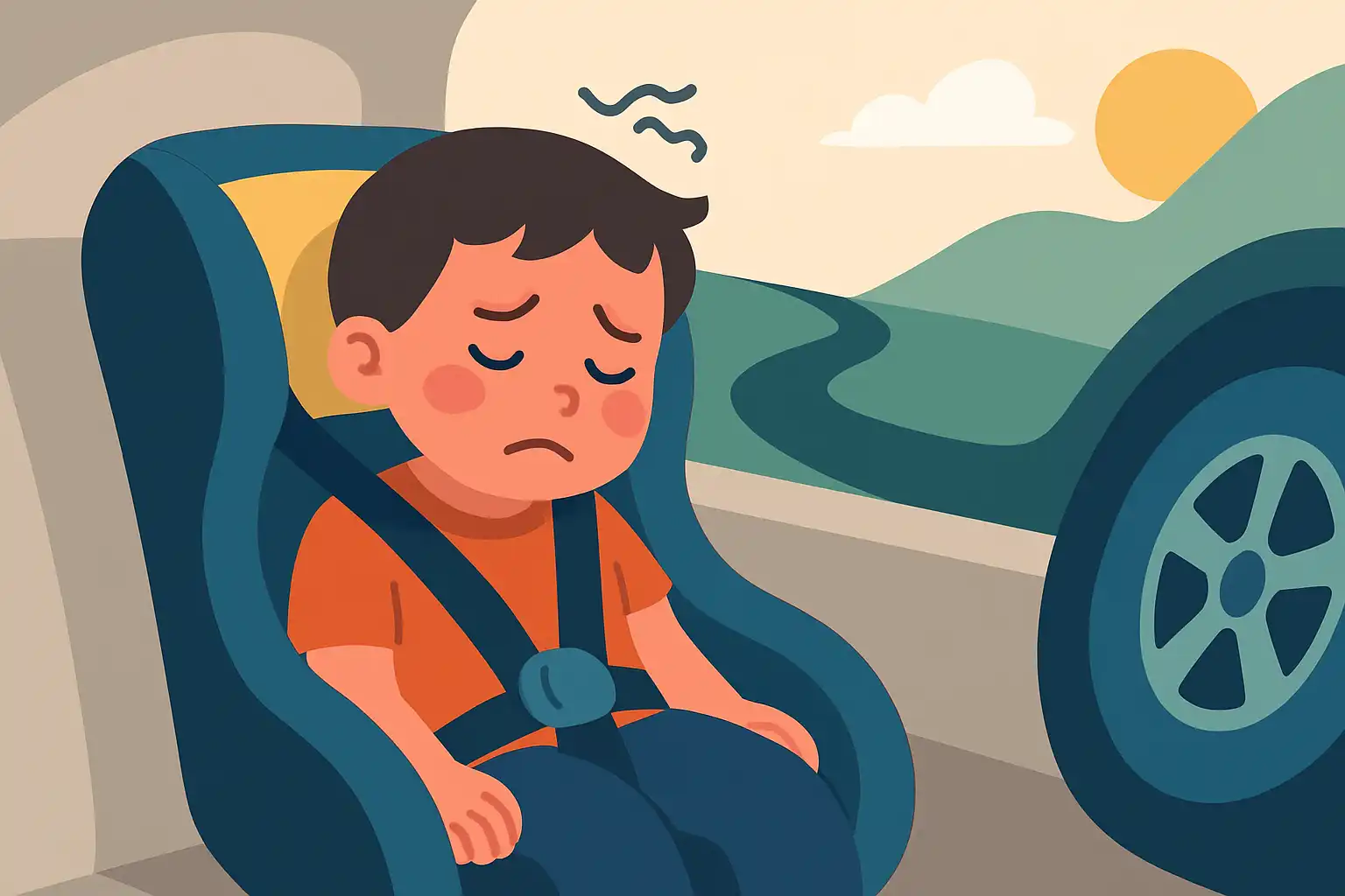 Zo voorkom je reis- en wagenziekte in het autostoeltje