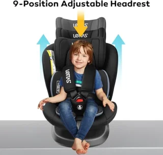 360° Rotatie Kinderzitje I-Size - Groep 0+1/2/3 (40-150 cm)