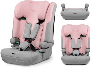 De Kinderkraft I-COMFY 3-in-1 i-Size Autostoel – 76-150 cm – Groep 1/2/3 – R129 Goedgekeurd – Roze in één oogopslag