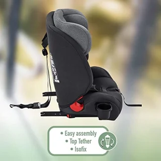 Autostoel met Isofix voor Kinderen | Geschikt van 15 mnd tot 150 cm | i-Size Veiligheid | 3-Punts Harnas | Verstelbare Hoofdsteun
