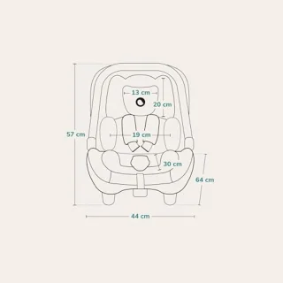 Baby Autostoel i-Size Set met ISOFIX Basis - Veiligheid en Comfort voor Kinderen (40-87 cm)