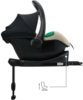 Kinderkraft MINK PRO 2 i-Size Autostoel + MINK FX 2 Base – 40-87 cm – Groep 0+ – Beige