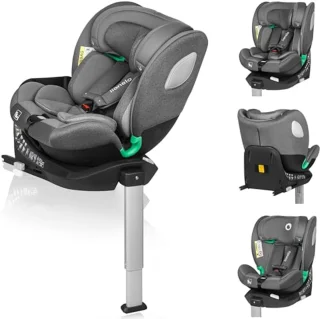360° Draaibare Autostoel met ISOFIX - Veilig en Comfortabel voor Kinderen (40-150 cm, Groep 0/1/2/3)