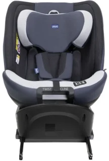 Autostoel - CHICCO - EVERONE - Groep 0/1/2/3 - I-Size - Draaibaar - Liggend - Verkleiner - Zilver
