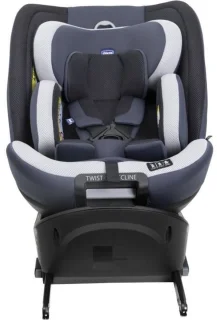Autostoel - CHICCO - EVERONE - Groep 0/1/2/3 - I-Size - Draaibaar - Liggend - Verkleiner - Zilver