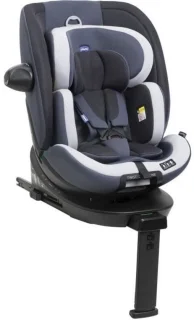 Autostoel - CHICCO - EVERONE - Groep 0/1/2/3 - I-Size - Draaibaar - Liggend - Verkleiner - Zilver