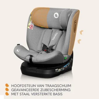 Veilig en Comfortabel i-Size Autostoel 360° Draaibaar voor Kinderen 40-150 cm