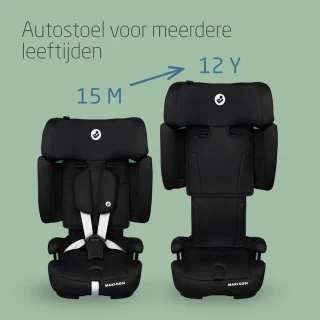 Meegroei Kinderautostoel 15 maanden tot 12 jaar, Opvouwbaar en Lichtgewicht, Autostoel met G-CELL Bescherming en Reistas, Compact Design voor Familietrips