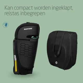 Meegroei Kinderautostoel 15 maanden tot 12 jaar, Opvouwbaar en Lichtgewicht, Autostoel met G-CELL Bescherming en Reistas, Compact Design voor Familietrips
