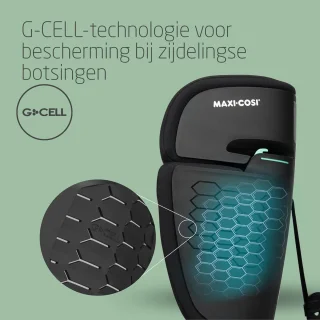 Meegroei Kinderautostoel 15 maanden tot 12 jaar, Opvouwbaar en Lichtgewicht, Autostoel met G-CELL Bescherming en Reistas, Compact Design voor Familietrips