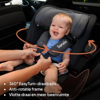360° Draaibaar Autostoel voor Kinderen met ISOFIX – i-Size R129 (40-150 cm)