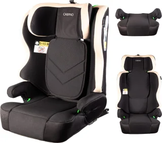 Cabino Autostoel Dynamic Groep 2/3 - Isofix - 100 - 150 cm I-Size - Beige