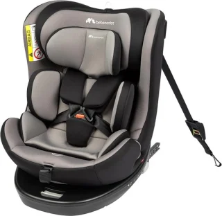 360 Draaibare Autostoel voor Kinderen, i-Size, Groep 0-3, ISOFIX Bevestiging, Zijdelingse Bescherming, 5 Ligposities, 9 Hoofdsteunposities, Comfortabel en Veilig, Tot 150 cm