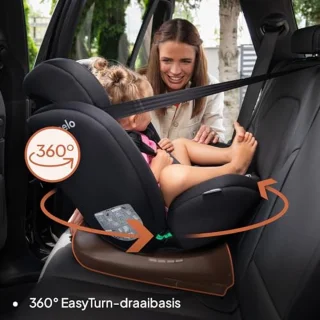 360° Draaibaar i-Size Kinderzitje Groep 0/1/2/3 - Autostoel met ISOFIX en Top Tether - Geschikt van 40-150 cm