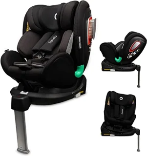 Autostoel 360 Graden Draaibaar voor Baby's en Kinderen 0-18 kg i-Size Met ISOFIX en Verstelbare Hoofdsteun