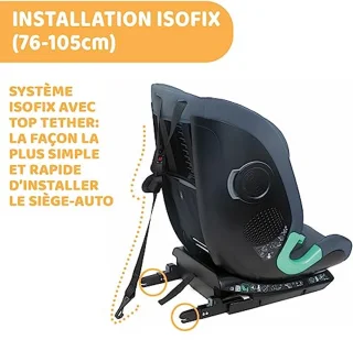 Autostoel voor Kinderen tot 150 cm met Isofix en Verstelbare Hoofdsteun