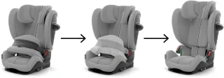 Cybex Pallas G3 - Autostoel - Stone Grey (Plus bekleding)