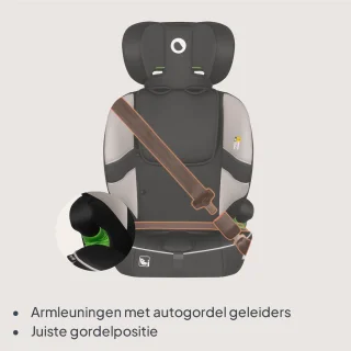 Autostoel ISOFIX voor Kind & Baby (1.5 tot 12 jaar / 76-150 cm / 9-36 kg / Groep 1 2 3) – Nieuwste Veiligheidsnorm – Groeit mee – Breed zit- en rugdeel – Zijbescherming – 10-standen Hoofdsteun – Wasbare Bekleding – Autostoeltje Lionelo Billy i-Size