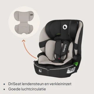 Autostoel ISOFIX voor Kind & Baby (1.5 tot 12 jaar / 76-150 cm / 9-36 kg / Groep 1 2 3) – Nieuwste Veiligheidsnorm – Groeit mee – Breed zit- en rugdeel – Zijbescherming – 10-standen Hoofdsteun – Wasbare Bekleding – Autostoeltje Lionelo Billy i-Size