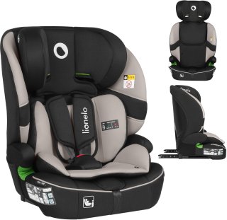 De Autostoel ISOFIX voor Kind & Baby (1.5 tot 12 jaar / 76-150 cm / 9-36 kg / Groep 1 2 3) – Nieuwste Veiligheidsnorm – Groeit mee – Breed zit- en rugdeel – Zijbescherming – 10-standen Hoofdsteun – Wasbare Bekleding – Autostoeltje Lionelo Billy i-Size in één oogopslag