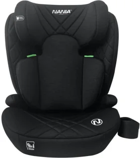 Isofix autostoel - NANIA - BARI - Groep 2/3 - I-maat - Zwart
