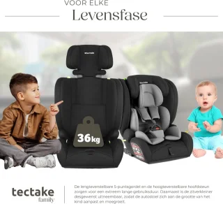 Autostoel met i-Size Goedkeuring en ISOFIX Bevestiging – Veilig en Comfortabel Zitverhoger voor Kinderen