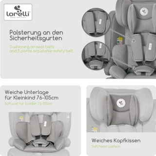 Meegroeiend Autokinderzitje met Isofix - Veilig en Comfortabel van 76 tot 150 cm
