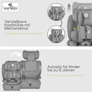 Meegroeiend Autokinderzitje met Isofix - Veilig en Comfortabel van 76 tot 150 cm