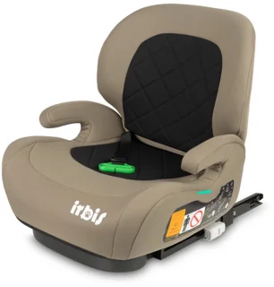 IsoFix Autostoel i-Size Booster (Beige, 125–150 cm, ca. 6–12 jaar)