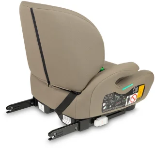 IsoFix Autostoel i-Size Booster (Beige, 125–150 cm, ca. 6–12 jaar)