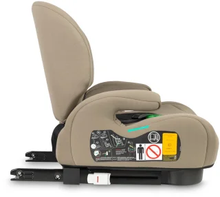 IsoFix Autostoel i-Size Booster (Beige, 125–150 cm, ca. 6–12 jaar)
