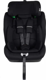 BabyGO Lumo i-Size autostoel - voor kinderen van 76-150 cm - Groep 1-2-3 (9-36kg) - Autogordel bevestiging - Zwart