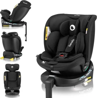 Autostoel 360° Draaibaar - Groep 0/1/2/3 (40-150 cm) - Veilig en Comfortabel met ISOFIX en Verstelbare Hoofdsteun