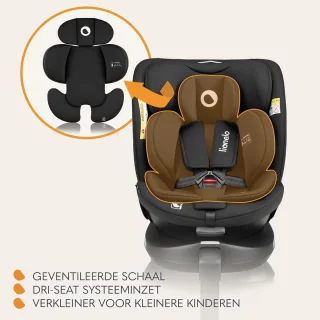 Autostoel 360° Draaibaar - Groep 0/1/2/3 (40-150 cm) - Veilig en Comfortabel met ISOFIX en Verstelbare Hoofdsteun