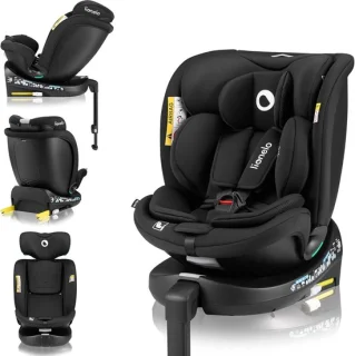 Autostoel 360° Draaibaar - Groep 0/1/2/3 (40-150 cm) - Veilig en Comfortabel met ISOFIX en Verstelbare Hoofdsteun