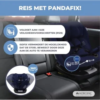 Autostoel 360º draaibaar, I-size controle, Groep 0/1/2/3, Evolutief, Max. 36 kg, 5-punts gordel, Verstelbaar, Ontspannen positie