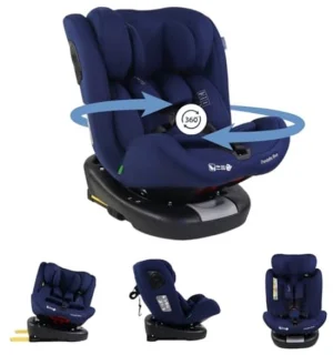 Autostoel 360º draaibaar, I-size controle, Groep 0/1/2/3, Evolutief, Max. 36 kg, 5-punts gordel, Verstelbaar, Ontspannen positie