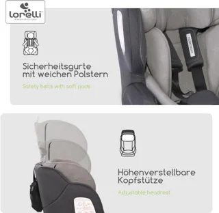 Verstelbare Autokinderstoel met Isofix voor Kinderen van 76-150 cm - Veilig en Comfortabel