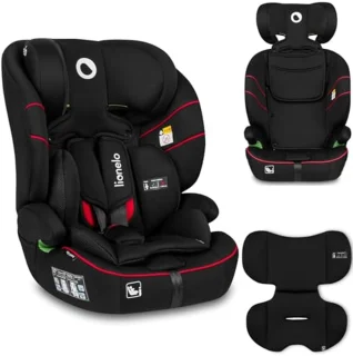 i-Size Autostoel Groep 1/2/3 76-150 cm – Kinderzitje met 5-Puntsgordel en Verstelbare Hoofdsteun – Veilig en Comfortabel – Rood