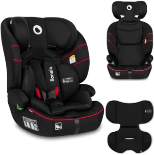 i-Size Autostoel Groep 1/2/3 76-150 cm – Kinderzitje met 5-Puntsgordel en Verstelbare Hoofdsteun – Veilig en Comfortabel – Rood