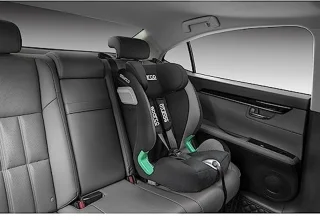 Kinderstoel voor Kinderen (Isofix) Zwart/Grijs i-Size 76-150cm